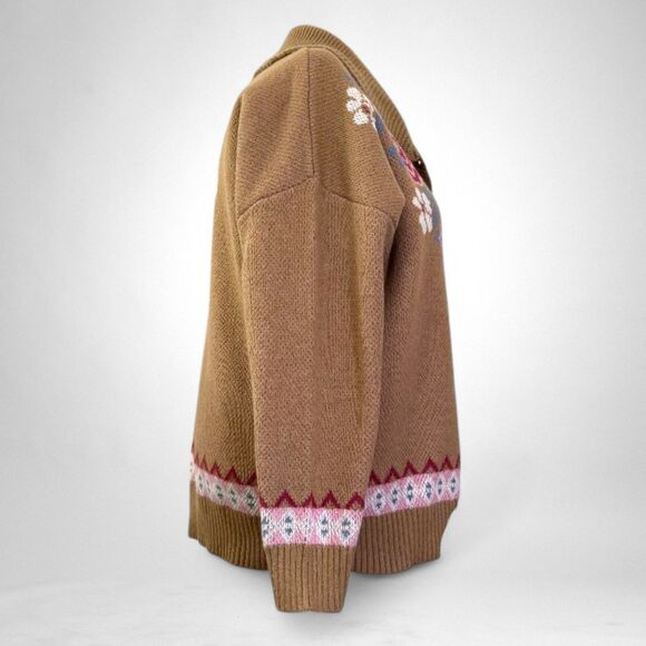 SAVANNA JANE Desert Bloom Button Front BOHO Cardigan, NEW WITH TAGS! Size 2X - Picture 7 of 10